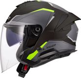 LS2 OF618 Verso II Air Jet Helm H-Vis Geel Maat 2XL