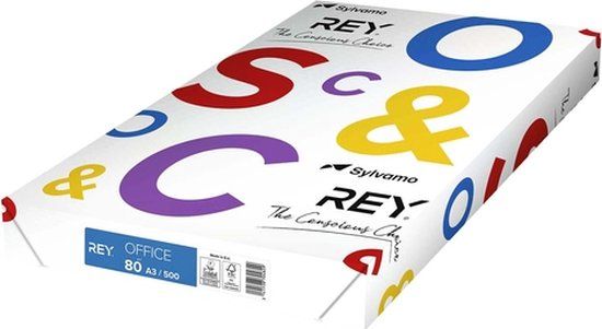 Rey COPY REY A3 Wit 80g - 500 Vel - Inkjetprinter Papier