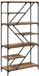 vidaXL Boekenplank - 9-laags - 91 x 36 x 176 cm - Bewerkt hout - Oud hout