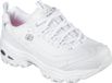 Skechers D'Lites Fresh Start Dames Sneakers Wit/Zilver