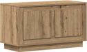 Artisanal Chêne TV-meuble 80 x 35 x 45 cm Bois traité