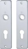 Algemeen Hoppe Kortschild 378 F1 PC55 Metaal Grijs Binnendeur