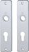 Algemeen Hoppe Kortschild 378 F1 PC55 Metaal Grijs Binnendeur