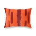 BonaMaison Oranje-Bordeaux Decoratieve Kussensloop, Kussenhoezen Bank, Decoratieve Kussenhoesjes, Kussensloop; Sofa, Slaapkamer, Kantoor, Auto 45x60 Cm - Ontworpen en vervaardigd in Turkije