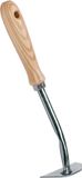 Talen Tools Râteau à main - métal/bois - 31 x 11 x 5 cm - désherbeur - nettoyage de terrasse