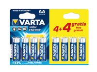 Varta 4906121448 Alkaline Huishoudelijke batterijen 1.50 volt Blauw, Geel