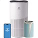 Vibrix PureFlow70 Luchtreiniger / Air Purifier – HEPA H13 + koolstoffilter – 468 m³/u – Voor kamers tot ca. 70 m² – Ionisator – App-bediening – Zeer stil met slaapstand – Luchtkwaliteitindicator