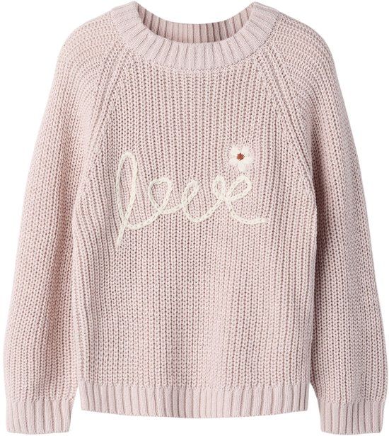 Lil' Atelier Gebreide trui Hushed Violet 122/128