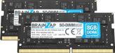 BRAINZAP 16 Go (2x8 Go) DDR4 3200MHz PC4-3200AA-SA0-10 SO-DIMM CL22 2Rx8 1.2V Unbuffered Non-ECC RAM mémoire vive pour ordinateur portable