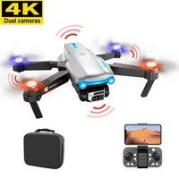 SZSMART S98 Drone met afstandsbediening en 4K dubbele camera Levensduur batterij: 15 Min Sliver