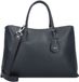 Abro Leren Business tas Schoudertas met laptopvak Leather Adria Businessshopper Busy Navy Blauw