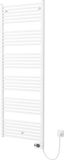Plieger Elba Radiateur sèche-serviettes électrique – Chauffe-serviettes – Avec thermostat à horloge – 170,2 cm x 60 cm – 900 Watt – Blanc