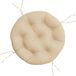 vidaXL Zitkussen rond ø 60x11 cm oxford stof beige