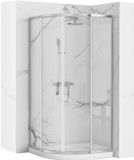 REA Look + Douchebak 80x80 Douchecabine Chroom 80 x 80 x 190 Cm