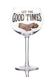 Boxer Gifts GWG302 Let The Good Times Prohibition Gin Glass