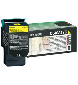 Lexmark C54x, X54x - Gele toner cartridge - 1000 pagina's - Origineel