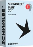 Schwalbe Tube (SV6) - 20'' (28/40-406) - Presta - Black Rubber