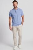Baileys Heren Poloshirt Katoenmix Korte Mouwen Blauw XXL