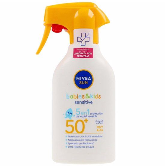 Nivea Zonnebrandspray Babies & Kids Sensitive 5 in 1 SPF 50 - 270ml