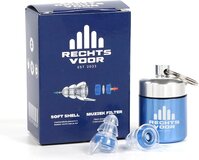 Rechtsvoor Festival Oordopjes - Sky Blue - SNR 18 dB