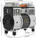 Tête de pompe pour compresseur d'air - 980W - 220V AC - 140 l/min - Moteur en cuivre pur - Avec silencieux - Gris