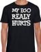 Bellatio Decorations Foute party t-shirt heren - My ego really hurts - zwart - krijtletters - carnaval S