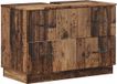 vidaXL Wastafelkabinet HOORN Oud hout