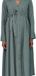 Vertbaudet Lange blouse-jurk jacquard borstvoeding en borstvoeding kaki