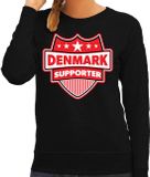 Bellatio Decorations Shoppartners Bv Denmark supporter schild sweater zwart voor dames S