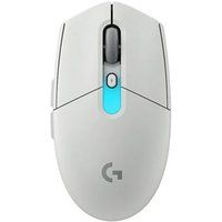 Logitech G G305 X SUPERLIGHT - Muis - gaming - optisch - 6 knoppen - draadloos - 2.4 GHz, Bluetooth - USB Logitech LIGHTSPEED-ontvanger - wit