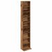 vidaXL CD Kast Oud hout 33 x 23,5 x 175 cm Bewerkt hout