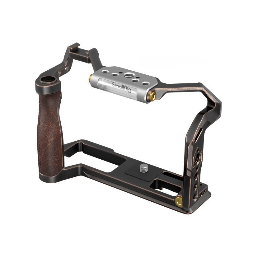 SmallRig 3870 Camera Cage for FUJIFILM X-T5 - Brown/Gold/Titanium