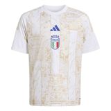ADIDAS PERFORMANCE Functioneel shirt 'Figc' camel / navy / knalrood / wolwit