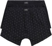 JP 1880 - Heren - Midpants FLEXNAMIC® OEKO-TEX set van 2 onderbroek - Zwart - Maat 3XL
