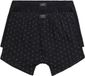 JP 1880 - Heren - Midpants FLEXNAMIC® OEKO-TEX set van 2 onderbroek - Zwart - Maat 3XL