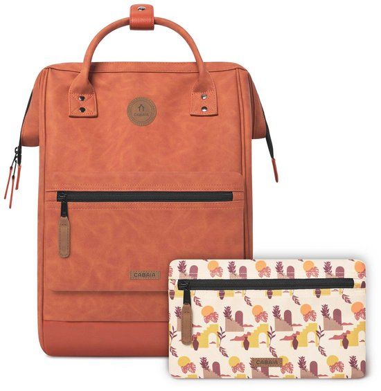 Cabaïa CABAIA Adventurer Vegan Nubuck Backpack 23L Tanta terracotta