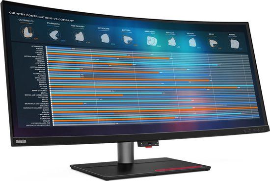 Lenovo ThinkVision P40w-20 - 39.7" 5K Ultra HD Curved Monitor