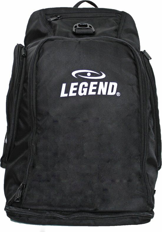 Legend Sports Legend Sporttas aanpasbaar Backpack & schoudertas in 1 - Zwart, Wit - Polyester