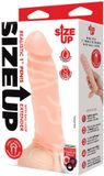Size-Up Size Up siliconen realistisch penisvergroter met bal Loop - Huidkleur