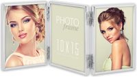 Zep Metalen Triple Fotolijst Nicole Zilver 3x 10x15 cm