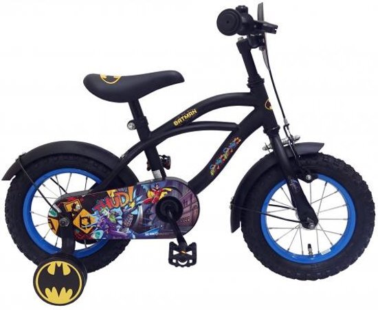 Batman 12 inch jongensfiets 95% afgemonteerd