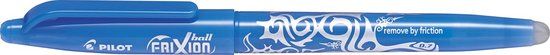 Pilot Frixion Erasable Rollerball Pen 0.7mm Tip - Sky Blue - 12 Pack