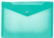 HERMA documentenmap PP A5, turquoise, drukknopsluiting