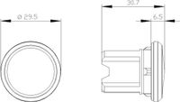 Deze informatie volgt nog Siemens - SIEM BLINDSTOP KUNSTSTOF 22MM