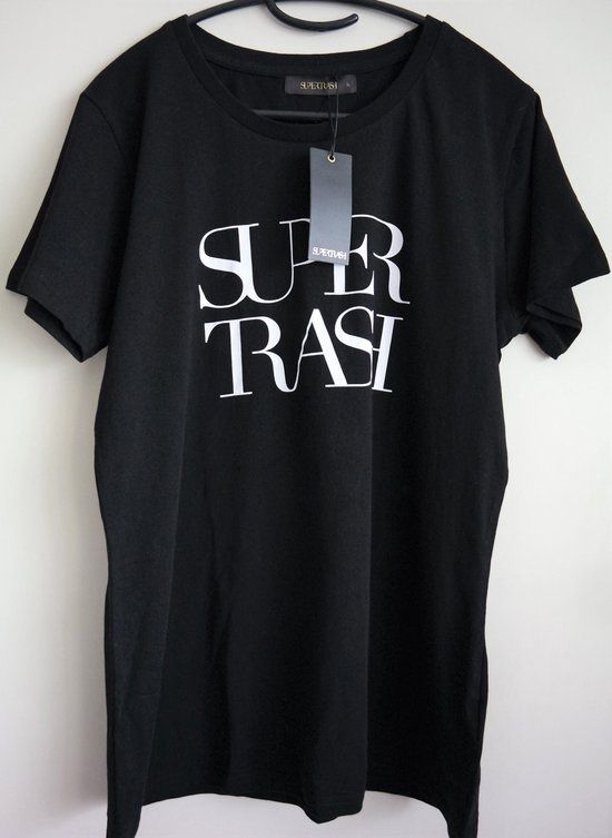 Supertrash Ladies Sport T-shirt - Zwart - Maat XL