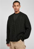 Urban Classics Boxy Cardigan Zwart 5XL