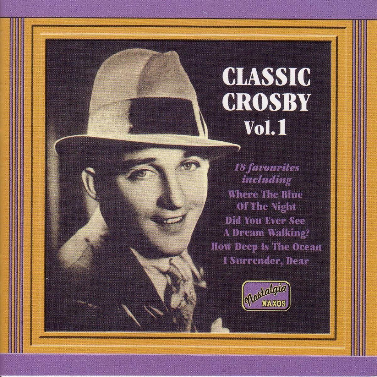 OUTHERE Crosby Bing: Classical Crosby Vol 1 CD Rock