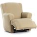 ECOMMERC3 Bi-elastische stoelhoes voor gemeenschappelijke voeten, eendelig, bankhoes, relax-voeten, beige, pasvorm van schuimstof
