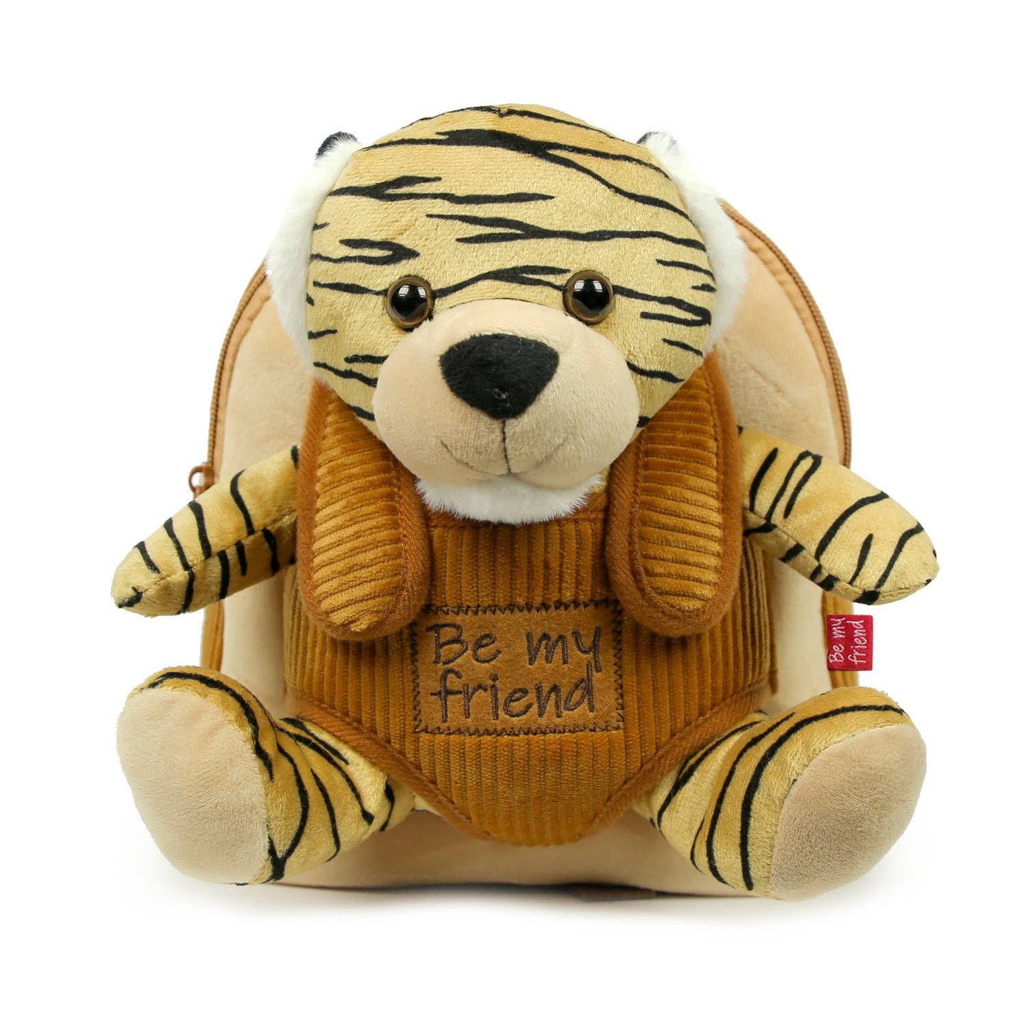 WAYS. perletti Rugzak Tijger - 2,7 Liter - 26 cm - Polyester - Lichtbruin