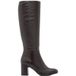 Ryłko Bottes à talons en cuir femme Gianna